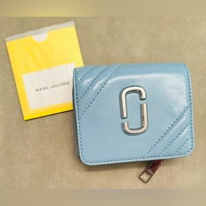 Marc Jacobs The Snapshot Mini Leather Compact Wallet - NWT!